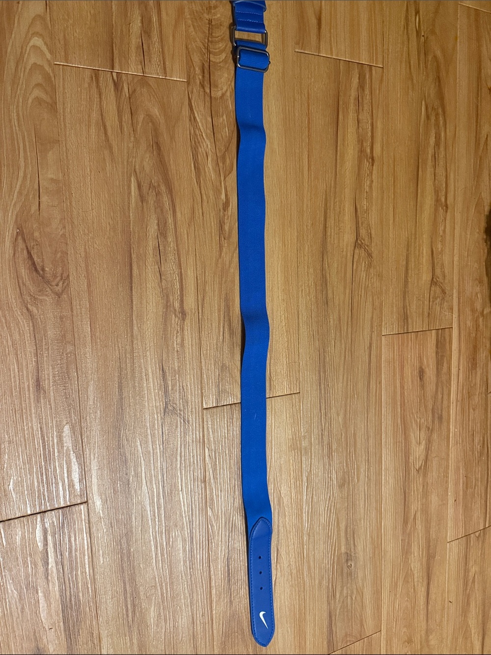 Nike Royal Blue Athletic Belt with Metal Buckle